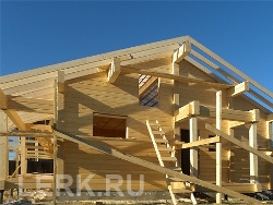 В последнее время для строительства финских домов применяется и профилированный брус