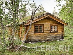 старый бревенчатый дом