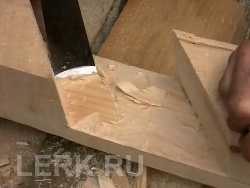 как запиливать брус
