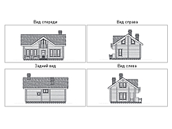 проект загородного коттеджа состоит из нескольких частей